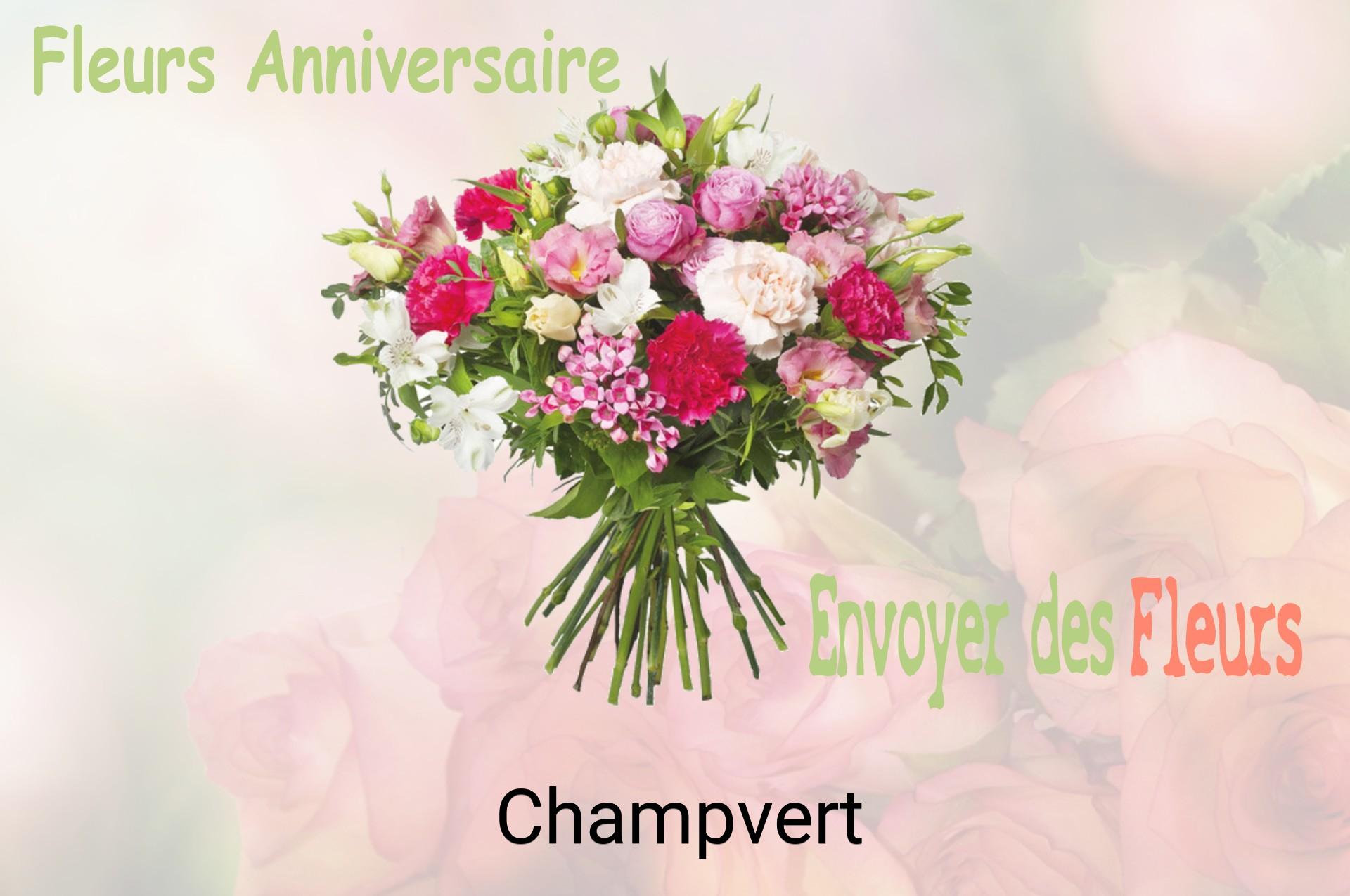 Bouquet de fleurs d’anniversaire livré à Champvert